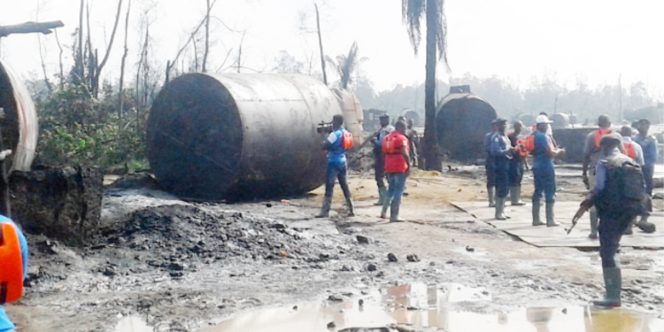 Illegal Refineries in Bayelsa