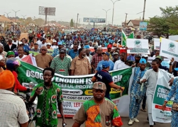 NLC protest Osogbo