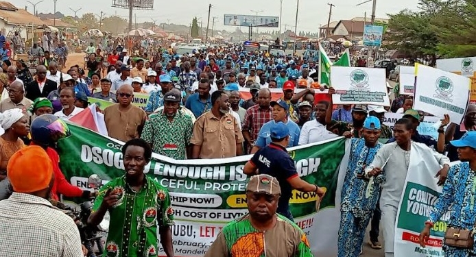 NLC protest Osogbo