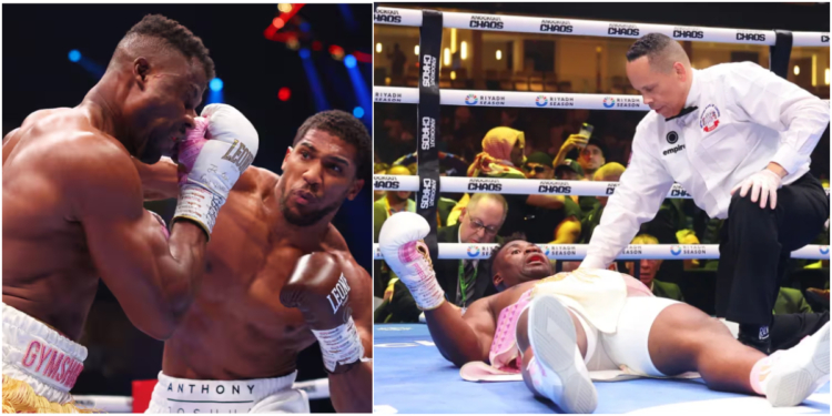 Francis Ngannou apologizes to fans following devastating knockout by Anthony Joshua