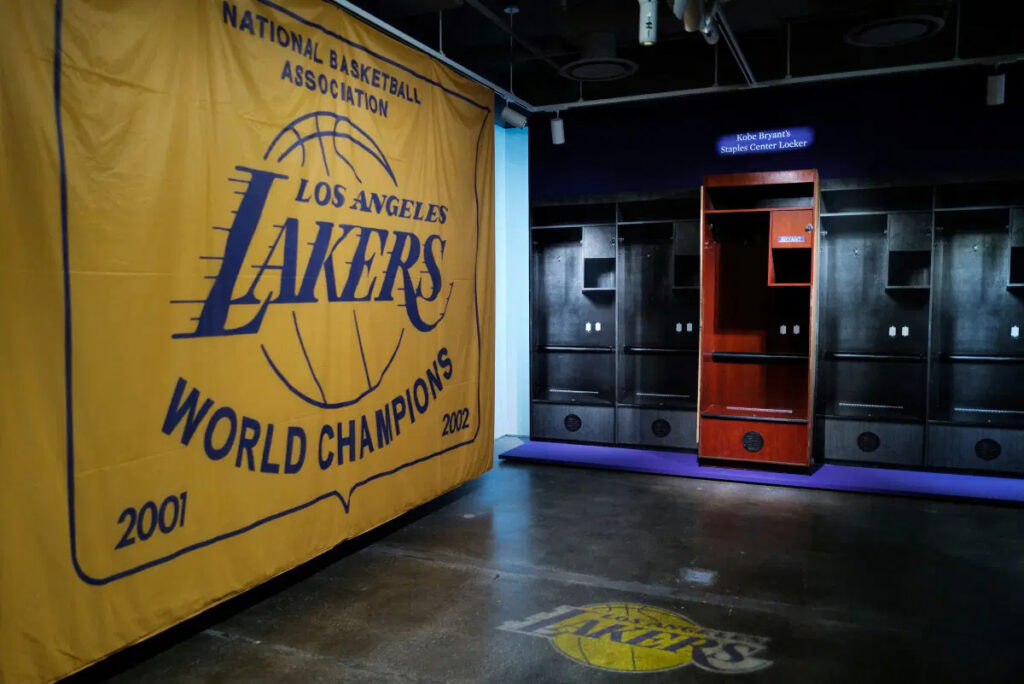 Kobe Bryant locker