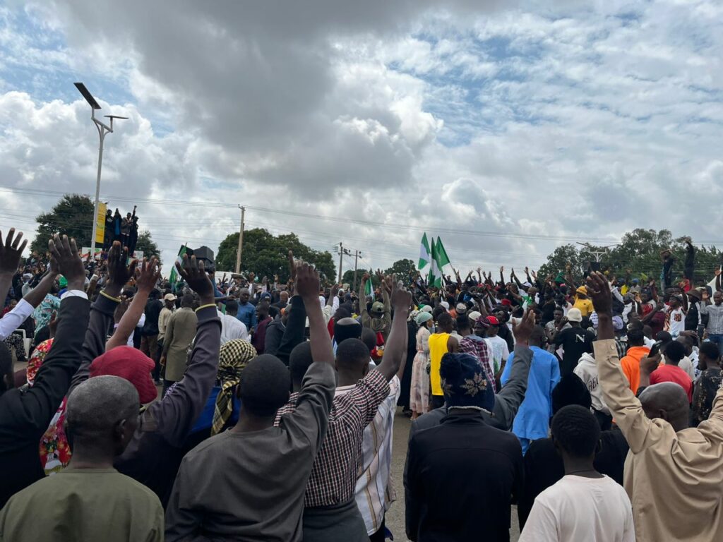 #EndBadGovernance protesters