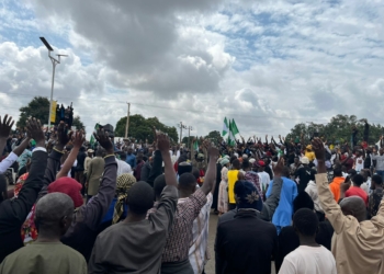 #EndBadGovernance protesters