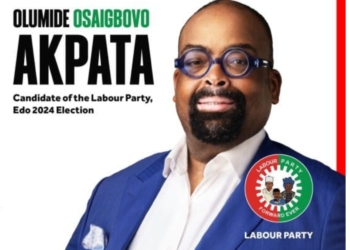 Olumide Akpata, Labour Party candidate in the Edo 2024 governorship elections