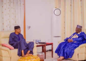 President Muhammadu Buhari and Lawan