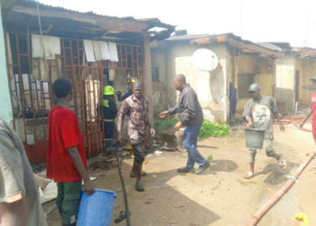 fire outbreak at INEC