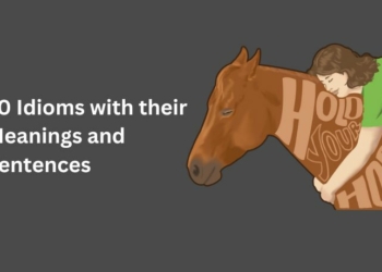 20 Idioms with their Meanings and Sentences