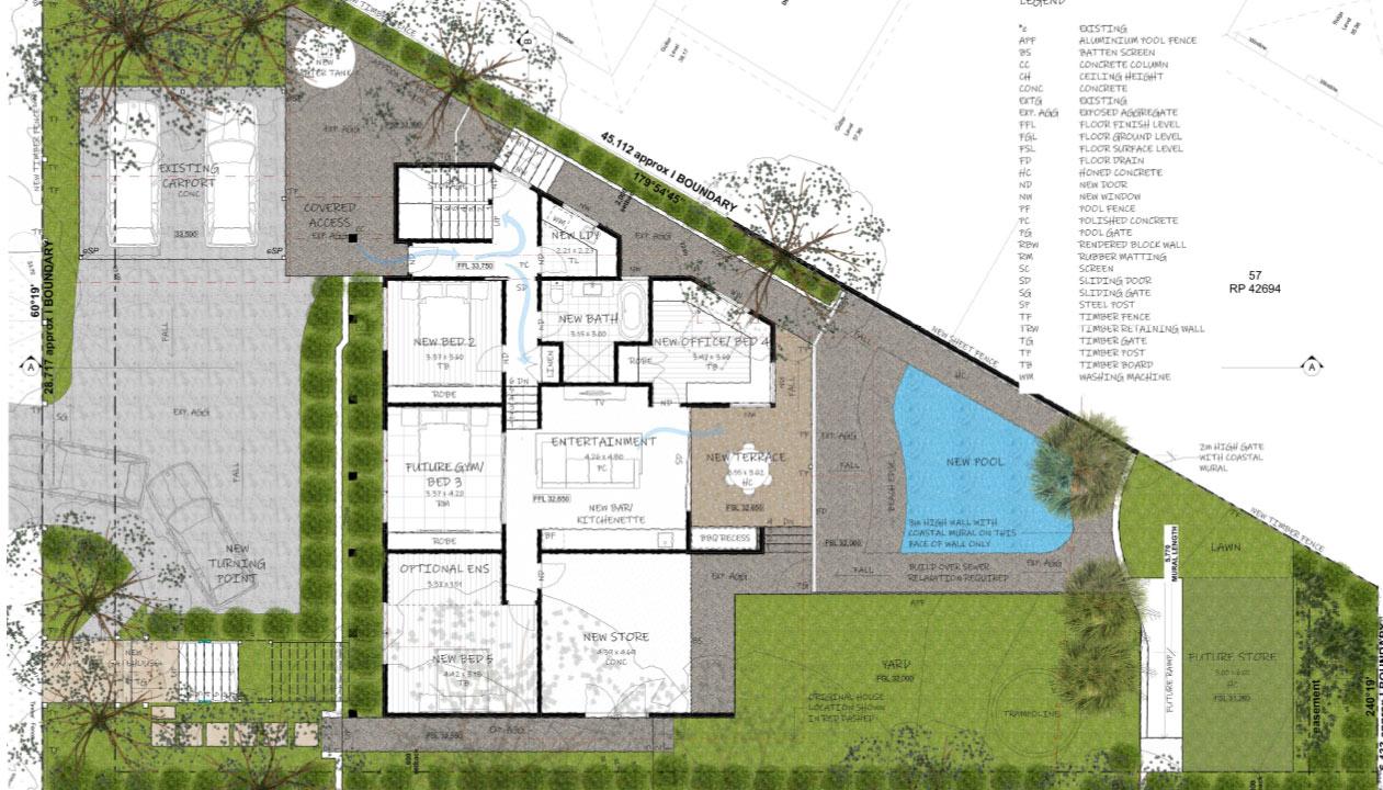 Site plan vs Floor plan