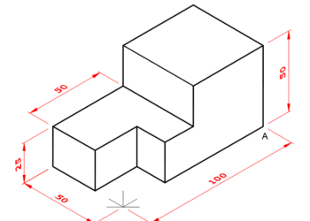 Oblique drawing