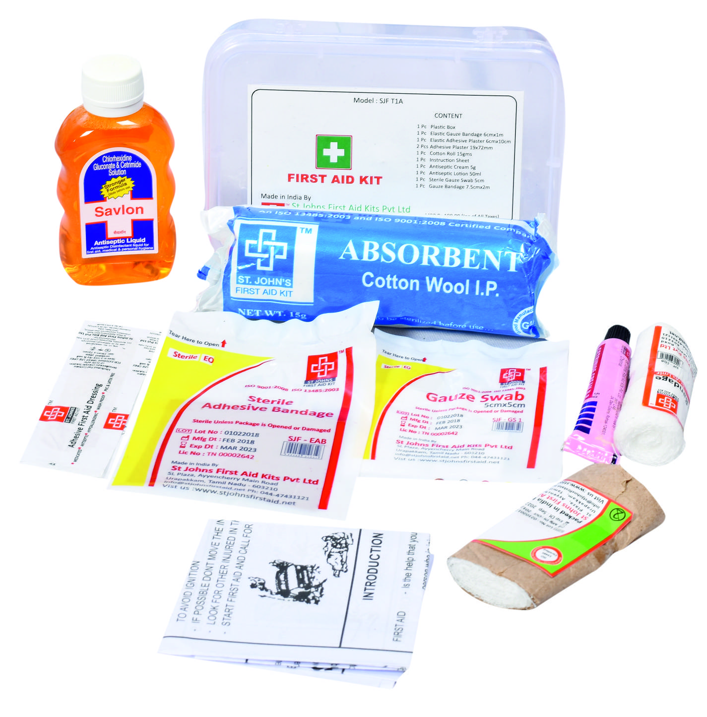 20 First Aid Materials and their uses