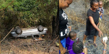 accident scene along Ore Road