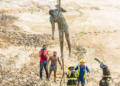 Woman trapped inside mud rescued by LASEMA