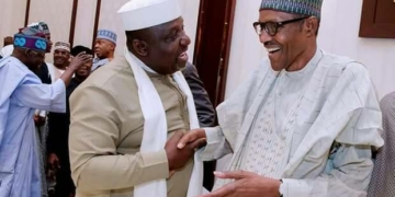 Gov Rochas Okorocha, President Muhammadu Buhari