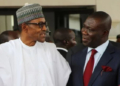 President Muhammadu Buhari and Deputy senate President, Ike Ekweremadu