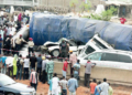 scene of accident that killed 3 Principals