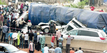 scene of accident that killed 3 Principals