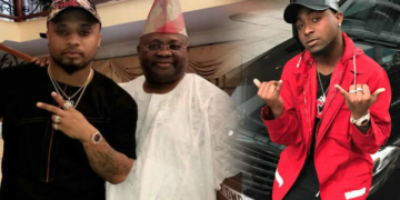 B-Red, Senator Adeleke and Davido