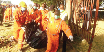 Scene of suicide attack, North-East Nigeria (Filed Photo)