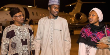 Yusuf Buhari received on arrival from further treatment in Germany