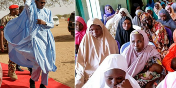 President Buhari visits Dapchi school