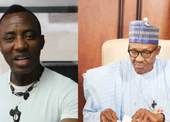 Sahara reporters publisher, Omoyele Sowore, President Muhammadu Buhari