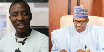 Sahara reporters publisher, Omoyele Sowore, President Muhammadu Buhari