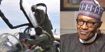 Nigeria Air force' Fighter Jet, President Muhammadu Buhari