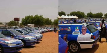 APC members donate 124 vehicles to Kebbi State chapter of the party for Buhari's 2019 elections campaign