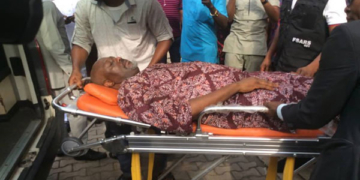 Senator Dino Melaye arraigned on stretcher