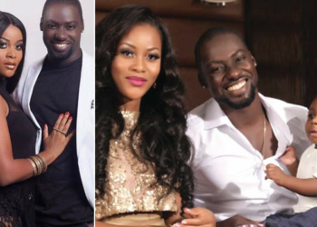 Damilola Adegbite, Chris Attoh and Son