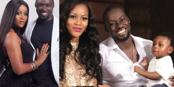 Damilola Adegbite, Chris Attoh and Son