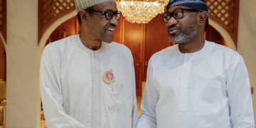 President muhammadu Buhari, Billionaire Femi otedola