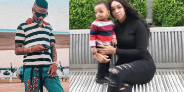 Wizkid, Binta Diamond Diallo and Son