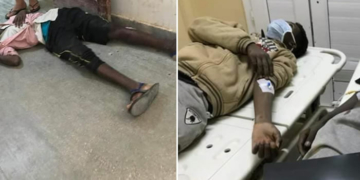 illegal African immigrants wounded during mass escape in Libya