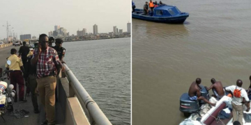 LASU Student jumps into lagoon