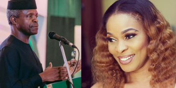 Yice President Yemi Osinbajo, Actress Georgina Onuoha