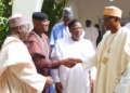 Sen. Omo-agege meets President Muhammadu Buhari