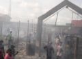 Fire razes Fruit Garden Market in Rivers