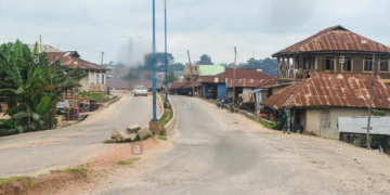 Silent street in Osun state