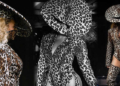 Beyonce in leopard print leotard photos