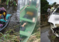 Two female corpses recovered after 14-seater bus plunged into river in Rivers state