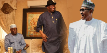 Atiku, Goodluck Jonathan, President Muhammed Buhari