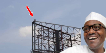 Man climbs billboard hanger in Adamawa, vows to commit