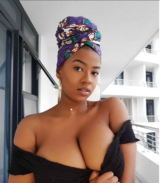 Founder of 'The Boob Movement' Abby Chioma flaunts her eye-popping