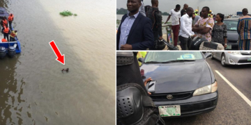 Man parks car on Third Mainland Bridge, jumps into lagoon