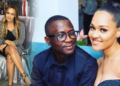 Tania Omotayo and her fiance Olasunmbo