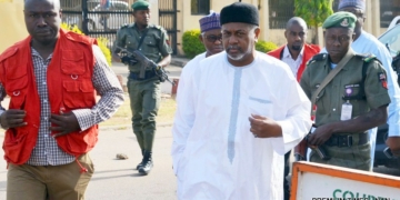 Dasuki within court premises