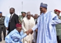 El-Rufai greets President Muhammadu Buhari