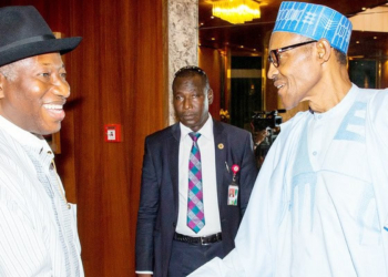 Ex-President Goodluck Jonathan, President Muhammadu Buhari