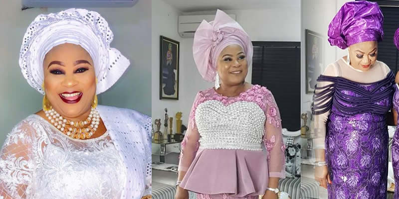 10 stunning aso ebi styles of actress Sola Sobowale (Photo)